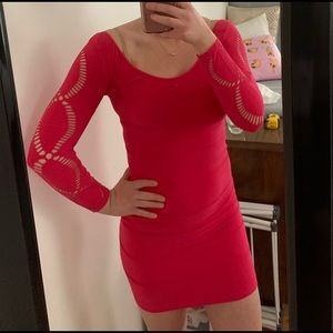 Pink semi formal dress